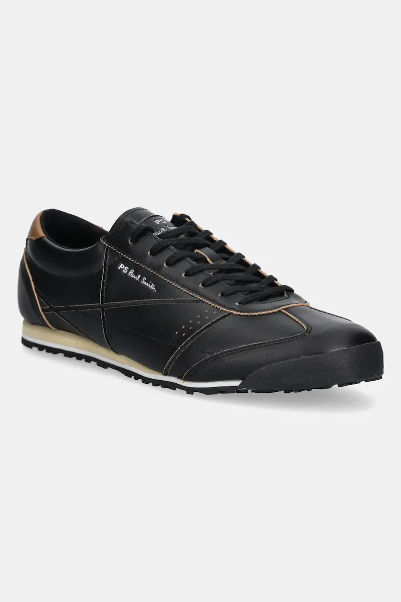 sneakers in pelle Mestre uomo colore nero M2S-MTE03-PNUB