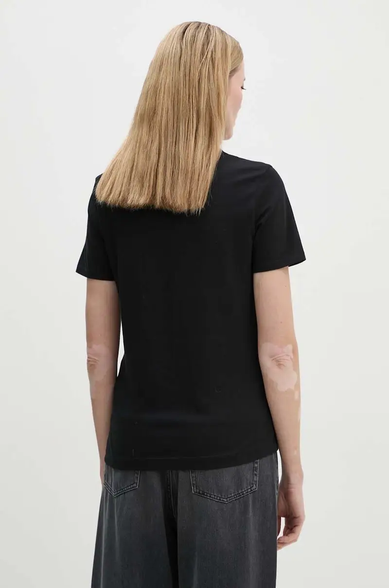 PS Paul Smith T-shirt Donna Nero 3326825 miniatura 3