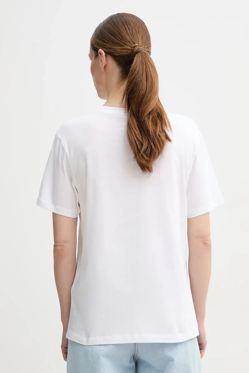 PS Paul Smith T-shirt Donna Bianco 3301523 miniatura 3