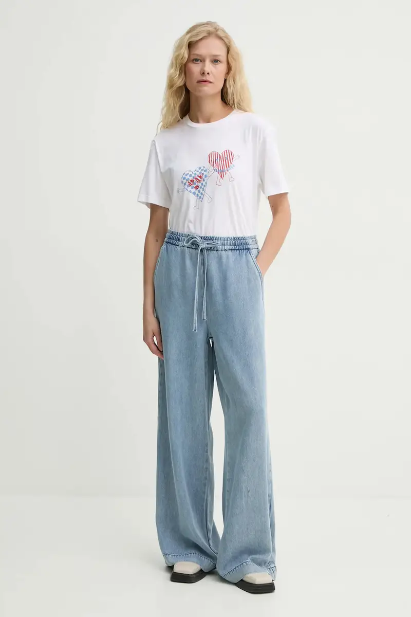 PS Paul Smith T-shirt Donna Bianco 3301170 miniatura 2