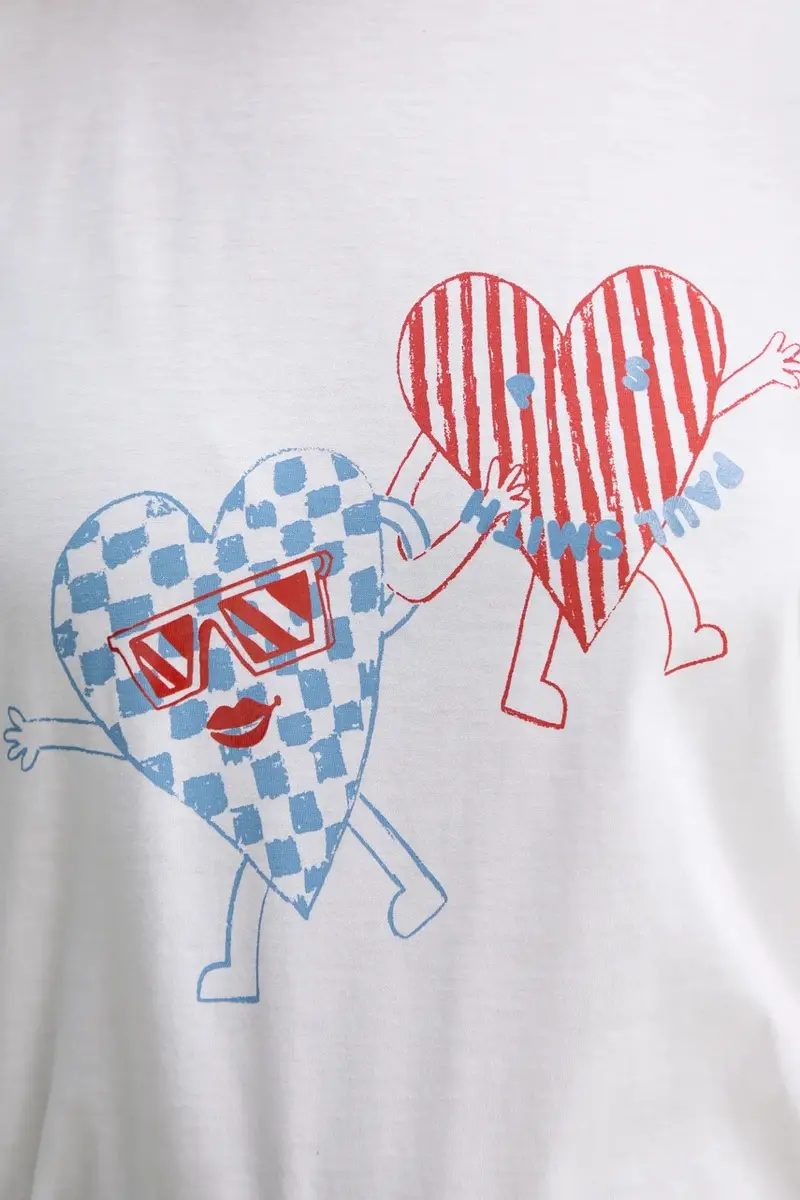 PS Paul Smith T-shirt Donna Bianco 3301170 miniatura 5