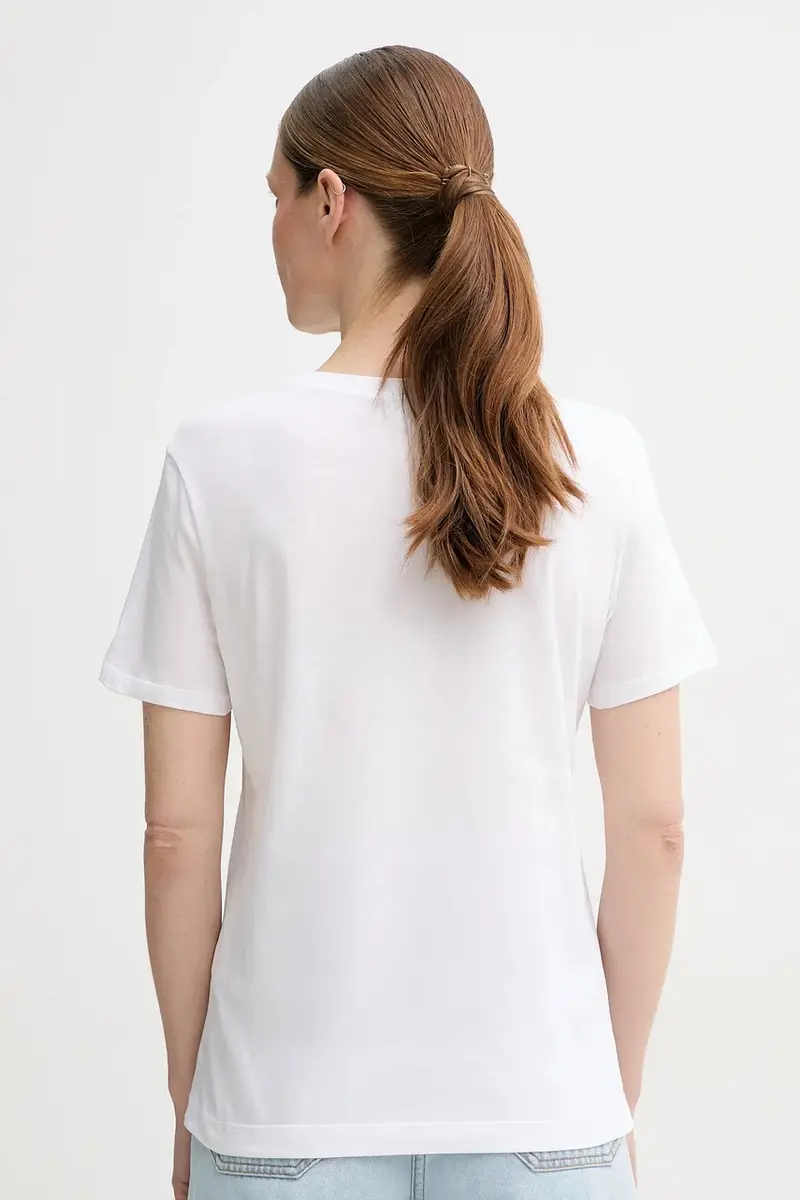 PS Paul Smith T-shirt Donna Bianco 3301529 miniatura 3