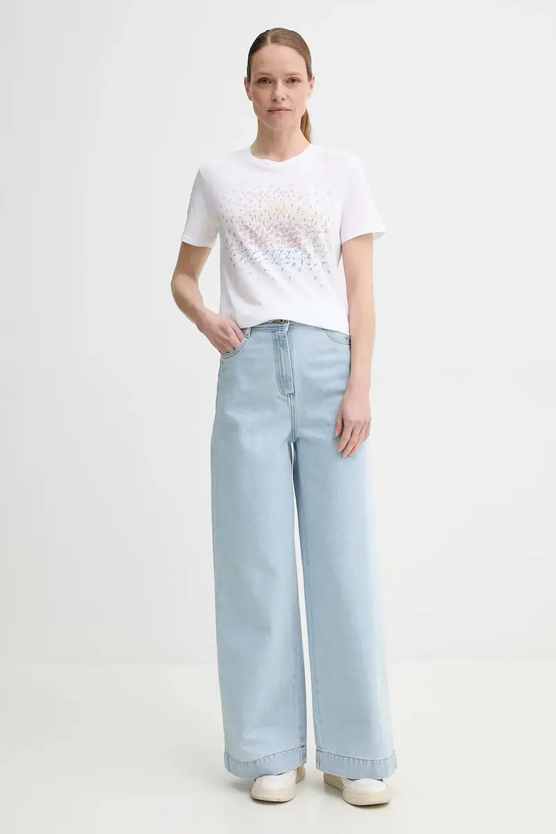 PS Paul Smith T-shirt Donna Bianco 3301359 miniatura 2