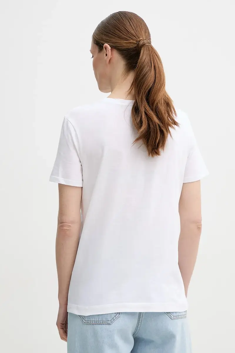 PS Paul Smith T-shirt Donna Bianco 3301359 miniatura 3