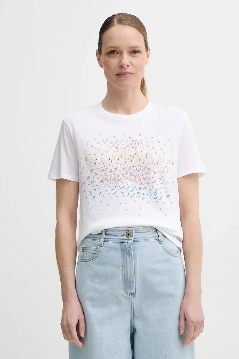 PS Paul Smith T-shirt Donna Bianco 3301359