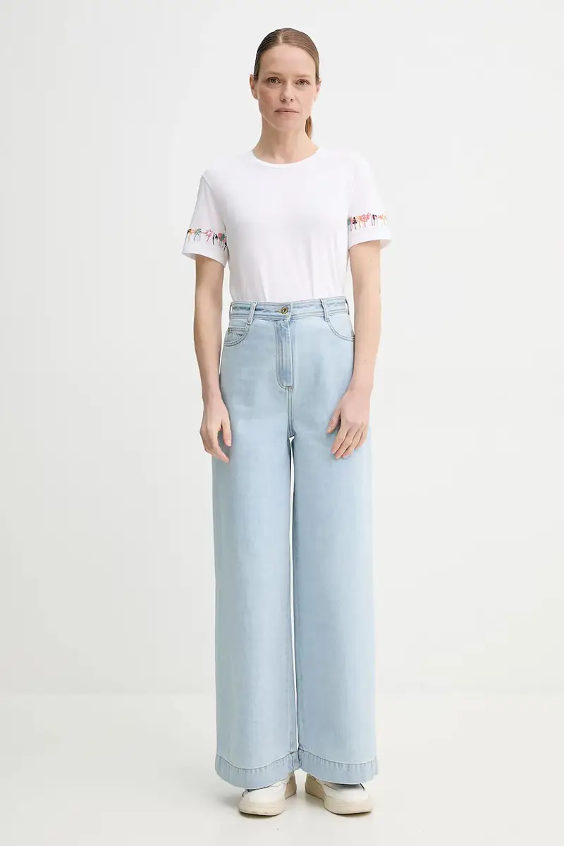 PS Paul Smith T-shirt Donna Bianco 3693750 miniatura 2