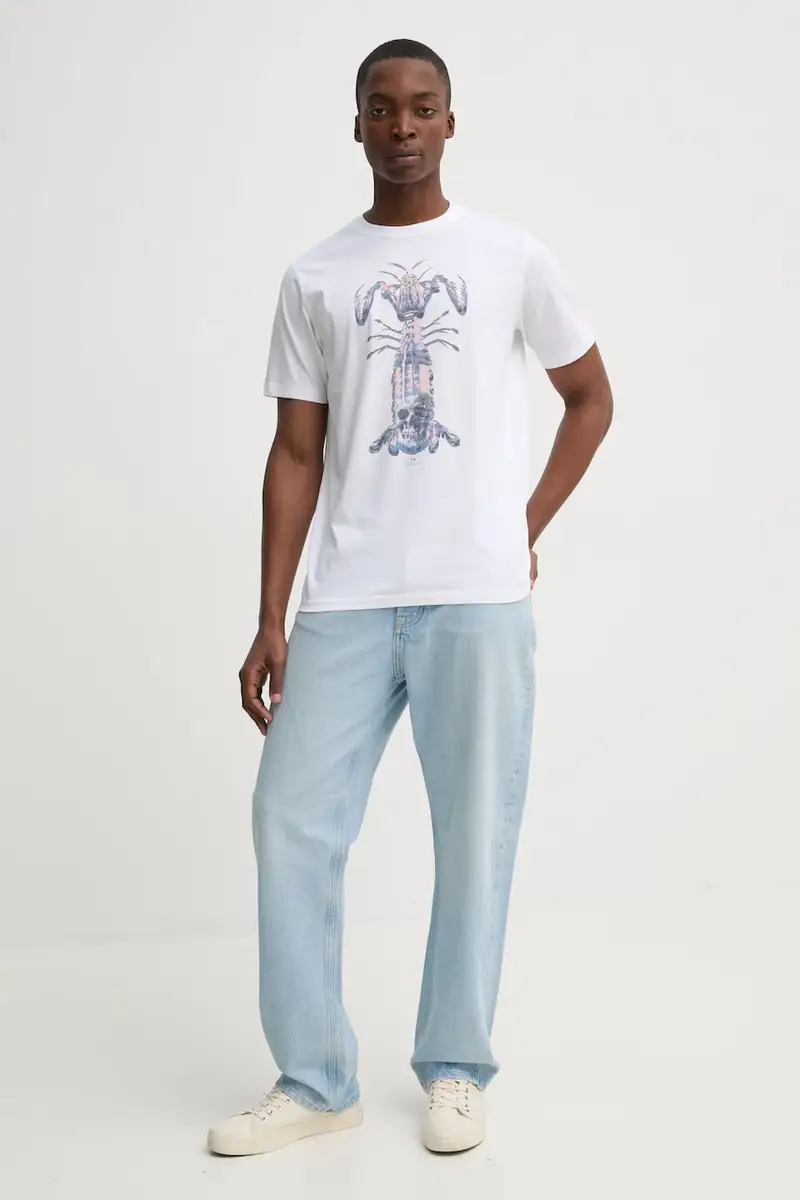 PS Paul Smith T-shirt Uomo Bianco 3300748 miniatura 2