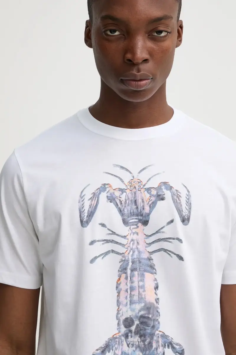 PS Paul Smith T-shirt Uomo Bianco 3300748 miniatura 4