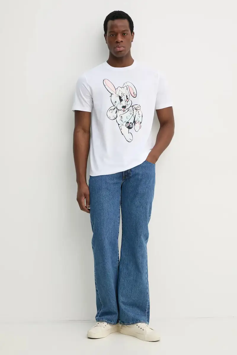 PS Paul Smith T-shirt Uomo Bianco 3301015 miniatura 2