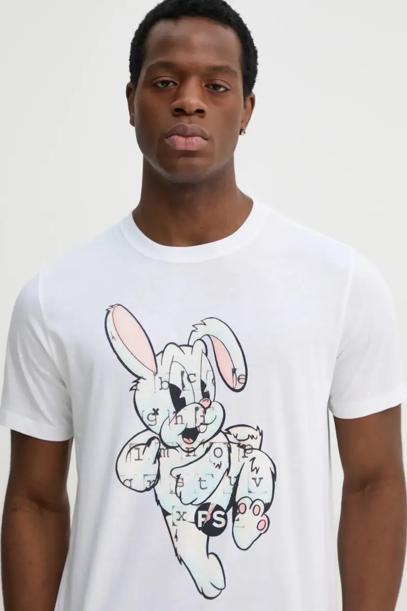 PS Paul Smith T-shirt Uomo Bianco 3301015 miniatura 4
