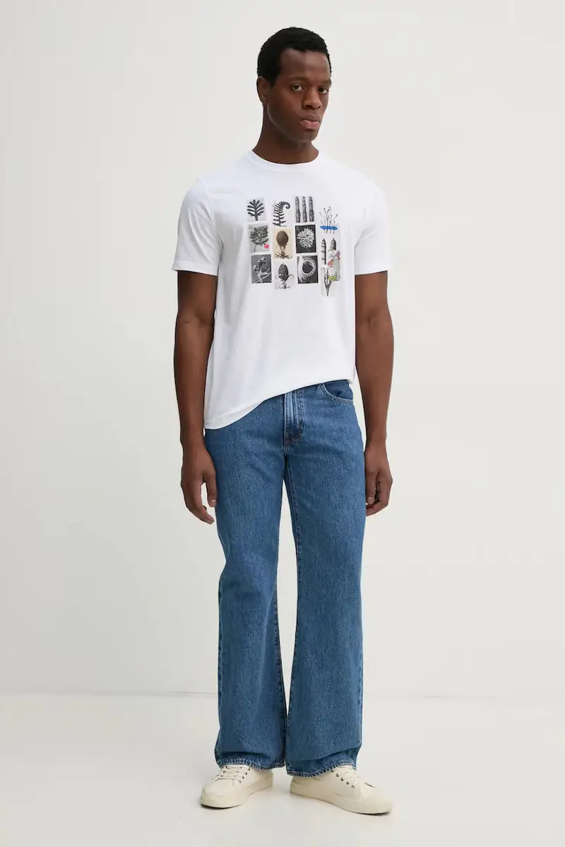 PS Paul Smith T-shirt Uomo Bianco 3301023 miniatura 2