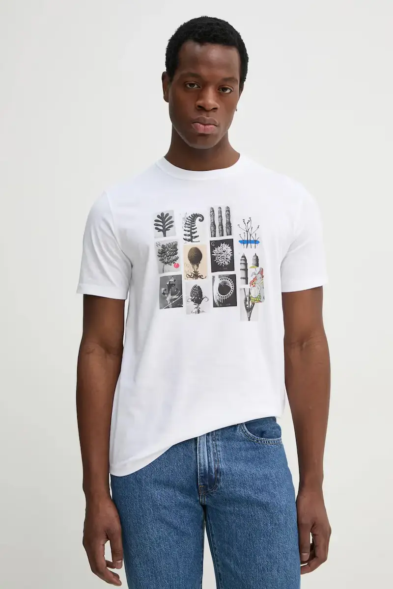 PS Paul Smith T-shirt Uomo Bianco 3301023