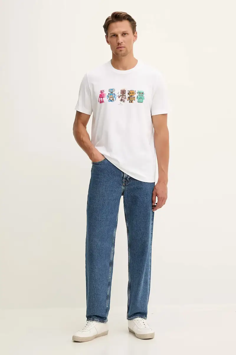 PS Paul Smith T-shirt Uomo Bianco 3243277 miniatura 2