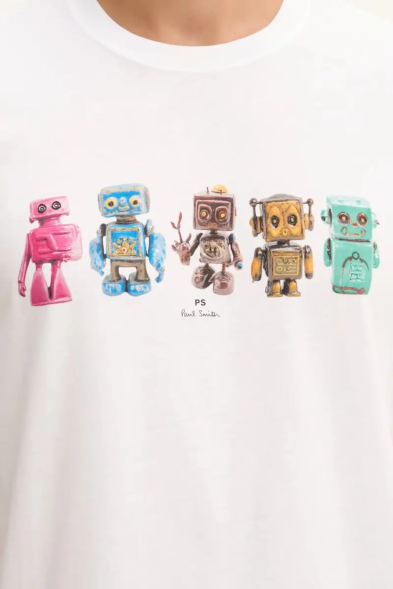 PS Paul Smith T-shirt Uomo Bianco 3243277 miniatura 5