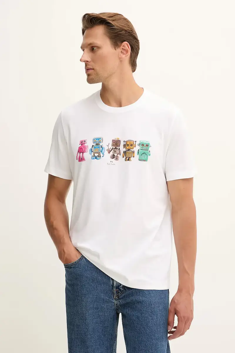 PS Paul Smith T-shirt Uomo Bianco 3243277