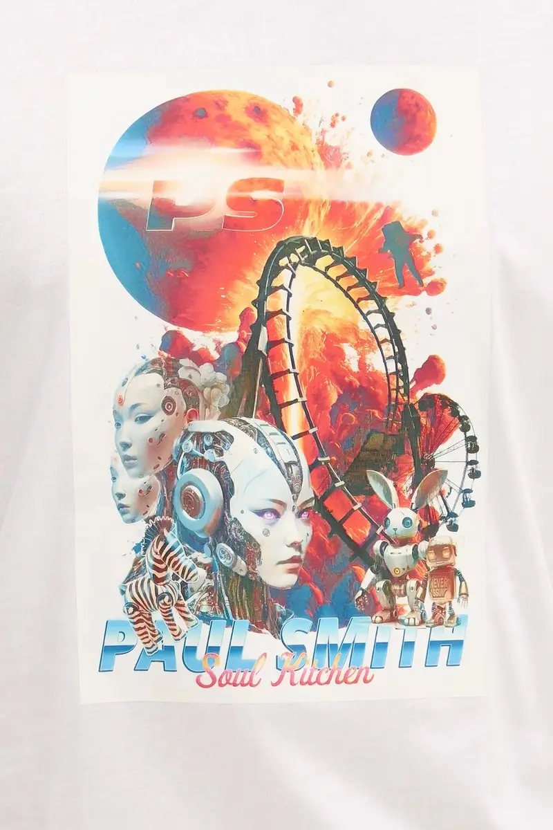 PS Paul Smith T-shirt Uomo Bianco 3124918 miniatura 5