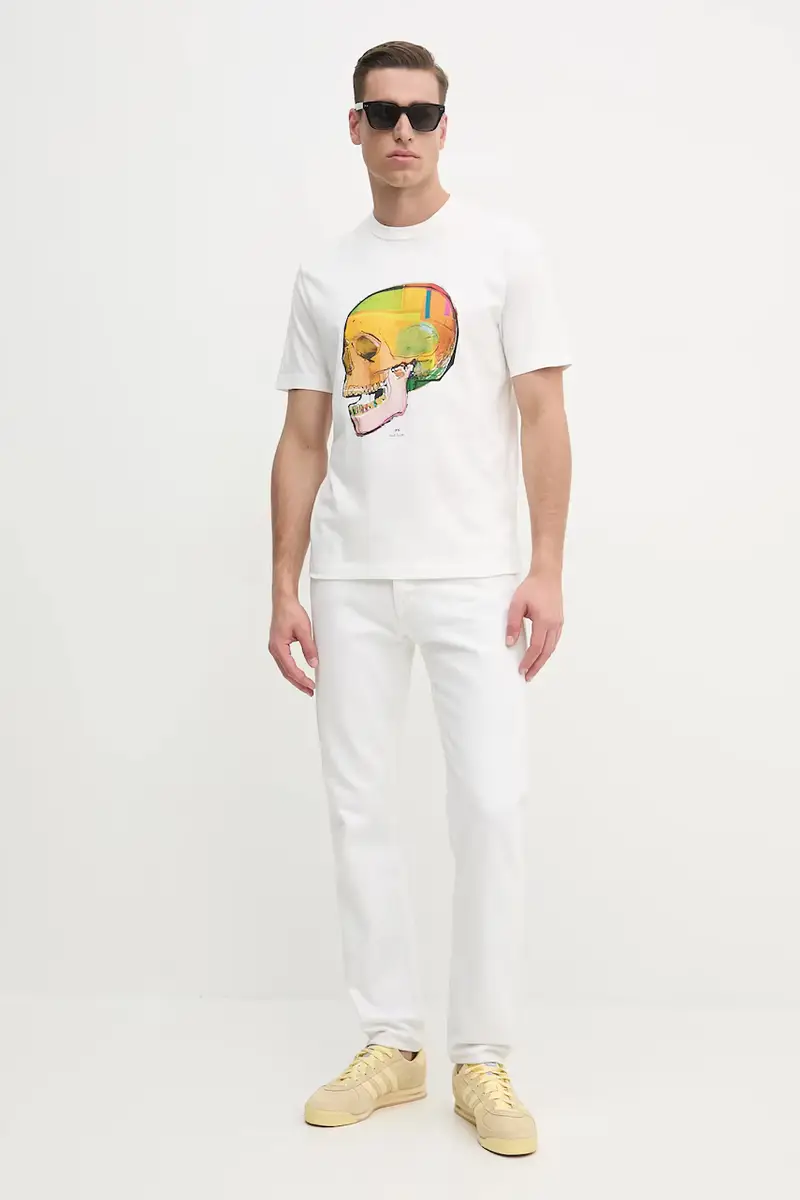 PS Paul Smith T-shirt Uomo Bianco 3124531 miniatura 2