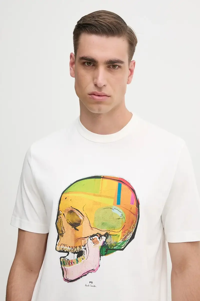 PS Paul Smith T-shirt Uomo Bianco 3124531 miniatura 4