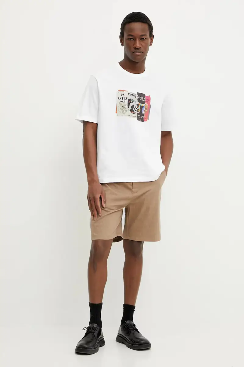 PS Paul Smith T-shirt Uomo Bianco 3301160 miniatura 2