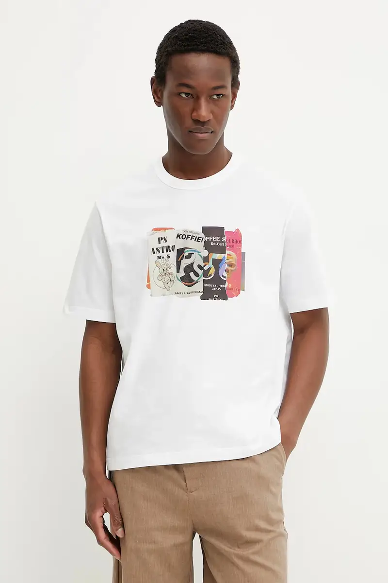 PS Paul Smith T-shirt Uomo Bianco 3301160