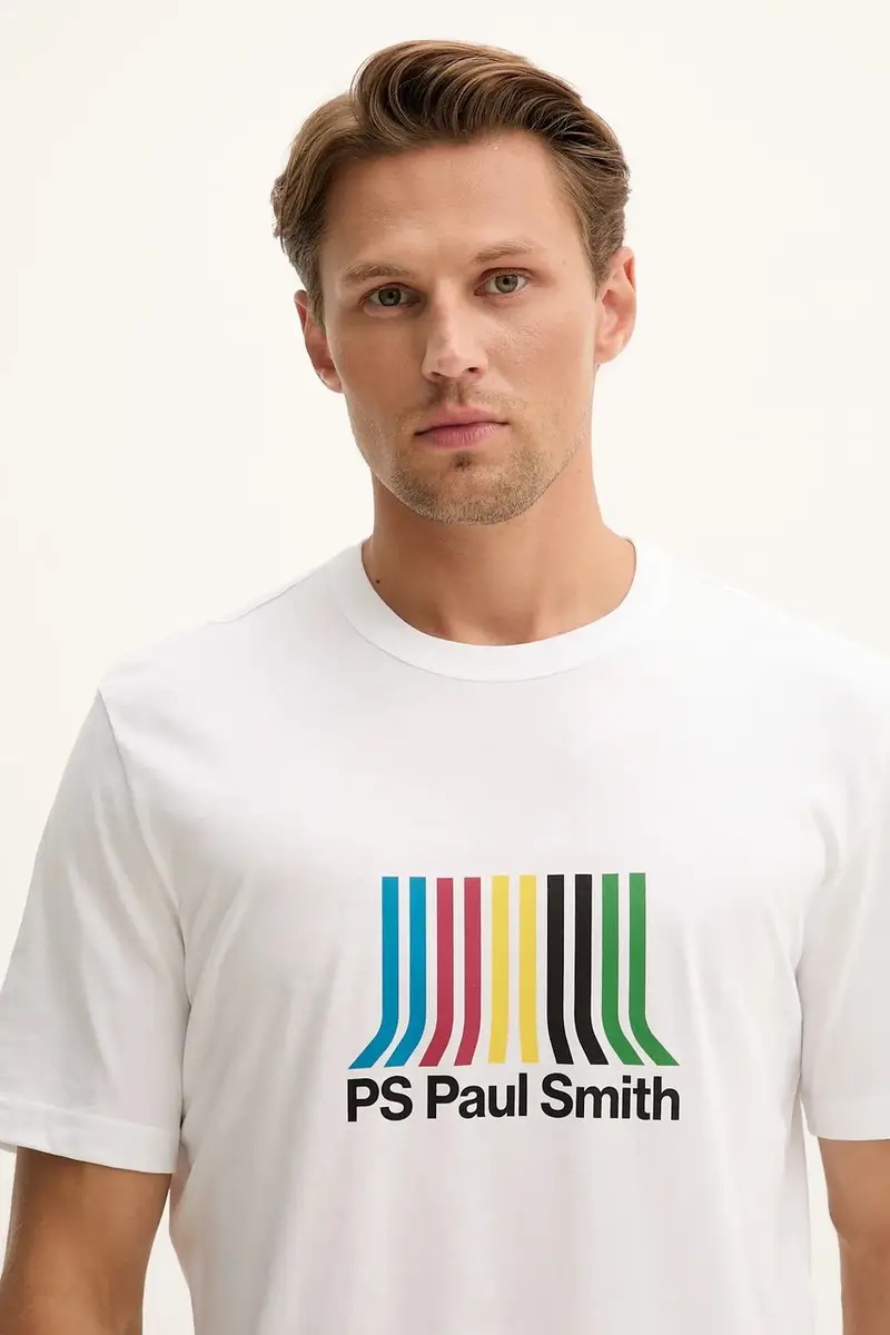PS Paul Smith T-shirt Uomo Bianco 3124922 miniatura 4