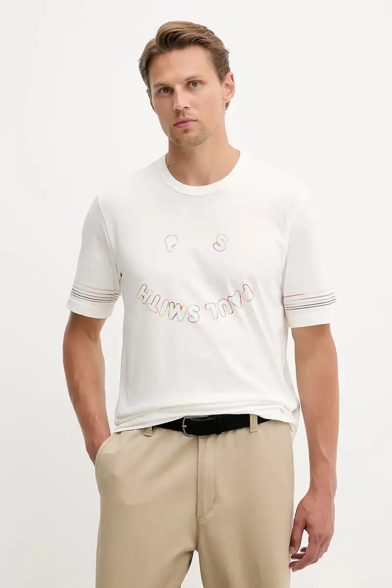 PS Paul Smith T-shirt Uomo Bianco 3124923