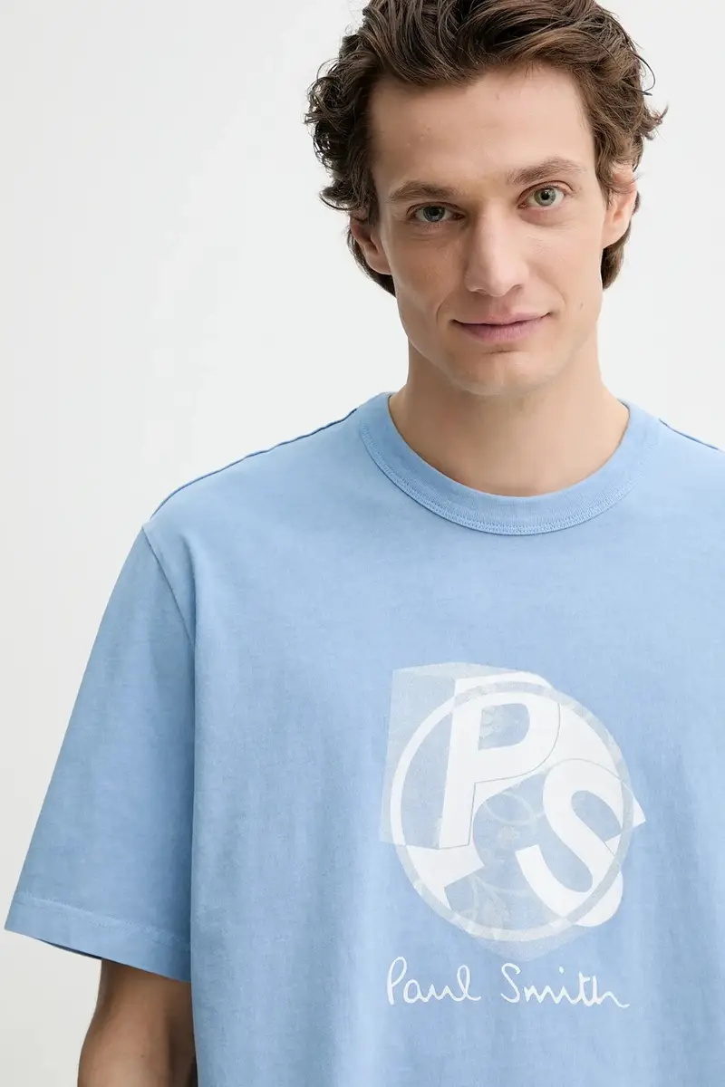 PS Paul Smith T-shirt Uomo Blu 3313117 miniatura 4