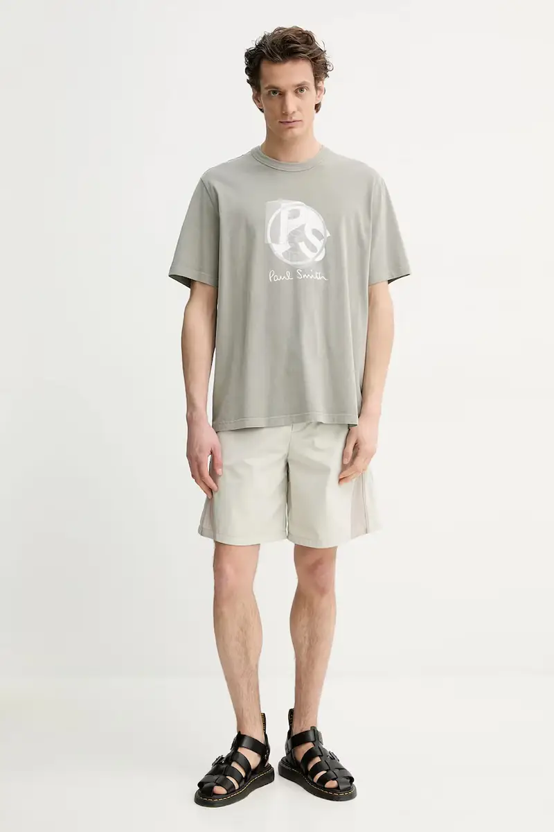 PS Paul Smith T-shirt Uomo Grigio 3324984 miniatura 2