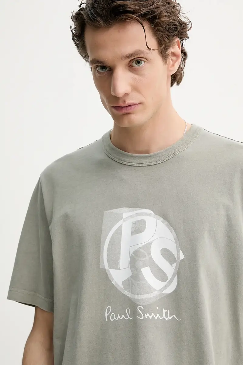 PS Paul Smith T-shirt Uomo Grigio 3324984 miniatura 4