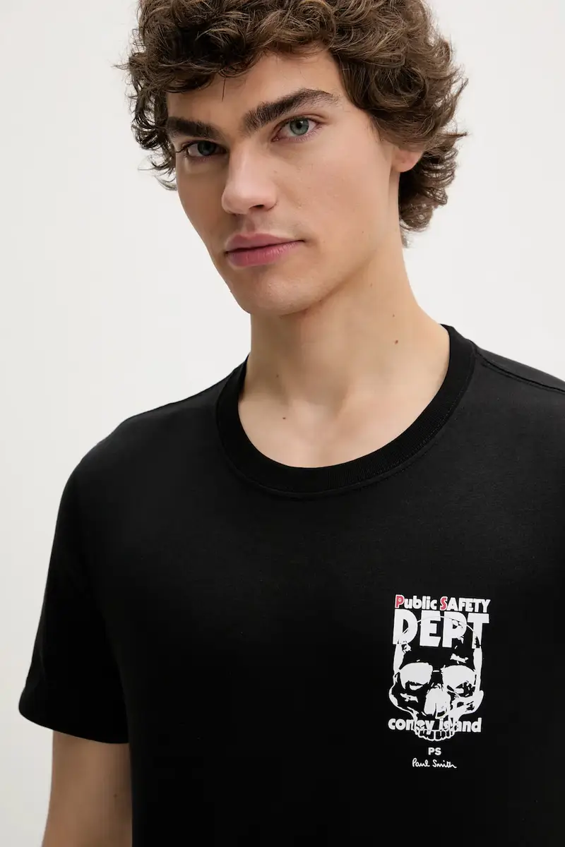 PS Paul Smith T-shirt Uomo Nero 2889949 miniatura 4