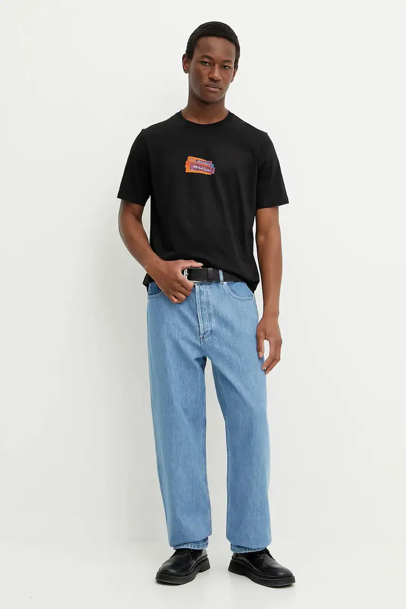 PS Paul Smith T-shirt Uomo Nero 3335493 miniatura 2