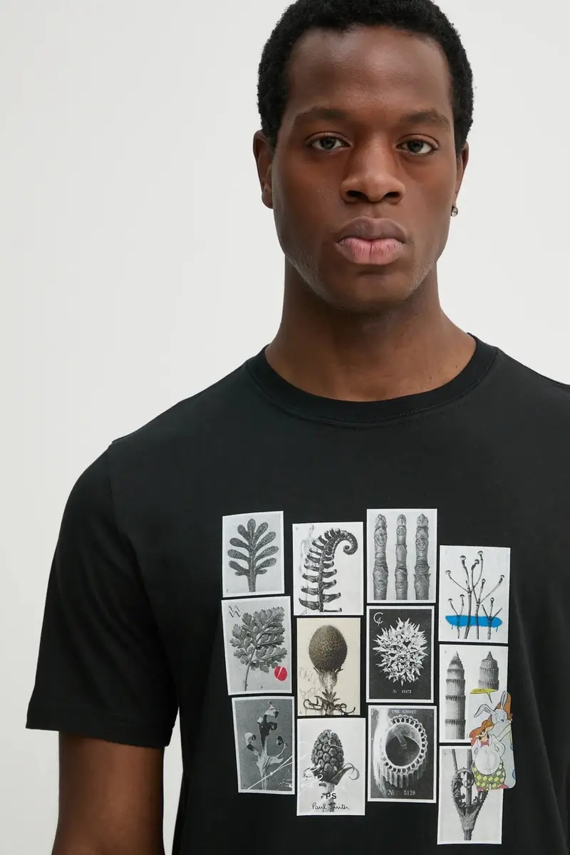 PS Paul Smith T-shirt Uomo Nero 3335520 miniatura 4