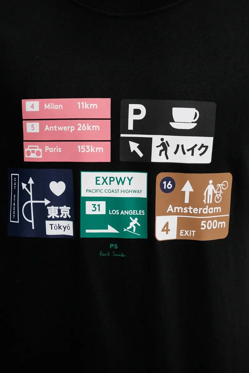 PS Paul Smith T-shirt Uomo Nero 2889950 miniatura 5