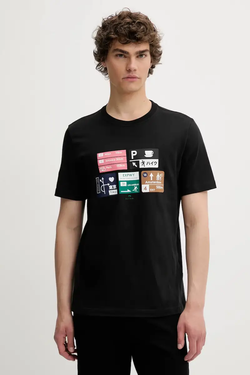 PS Paul Smith T-shirt Uomo Nero 2889950