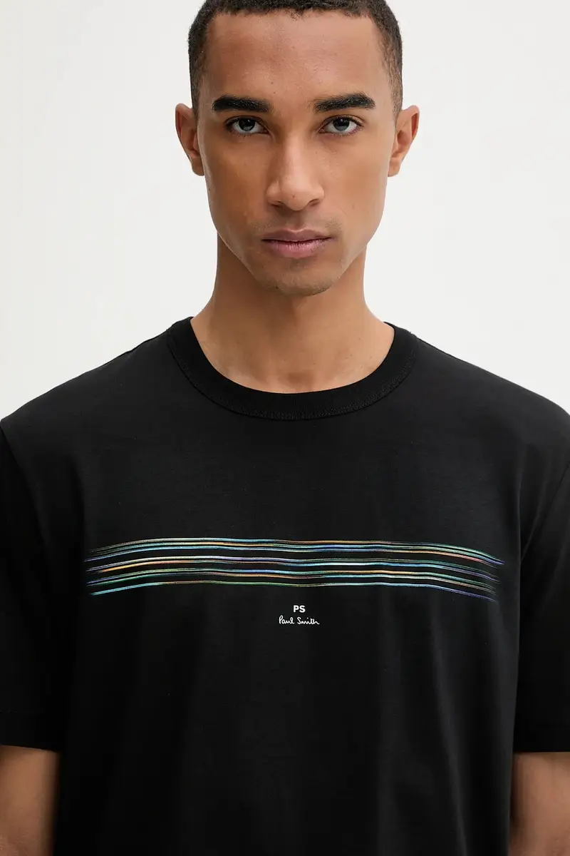 PS Paul Smith T-shirt Uomo Nero 3275830 miniatura 4