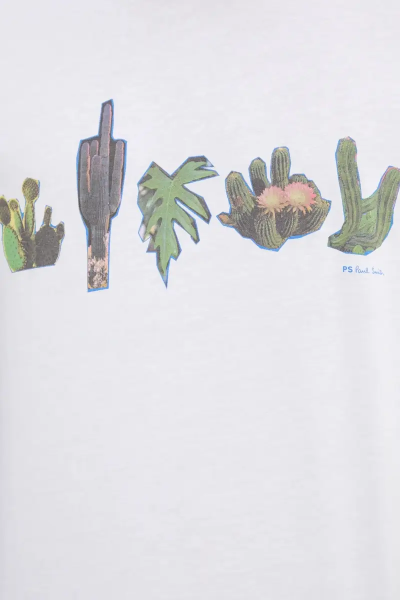 PS Paul Smith T-shirt Uomo Bianco 3301212 miniatura 5