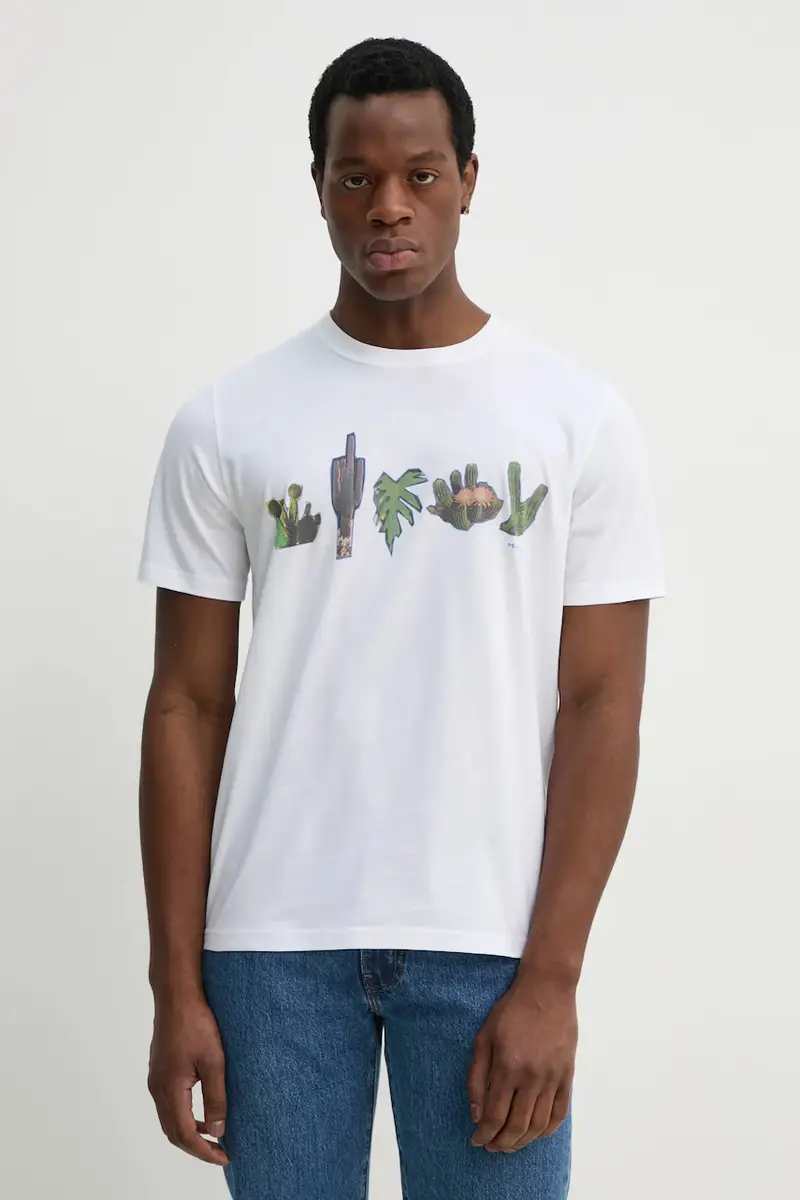 PS Paul Smith T-shirt Uomo Bianco 3301212
