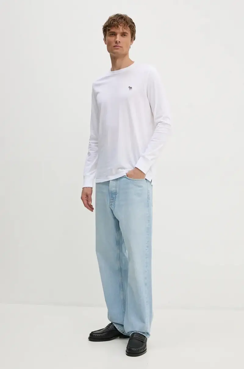 PS Paul Smith Top Bianco 3955841 miniatura 2