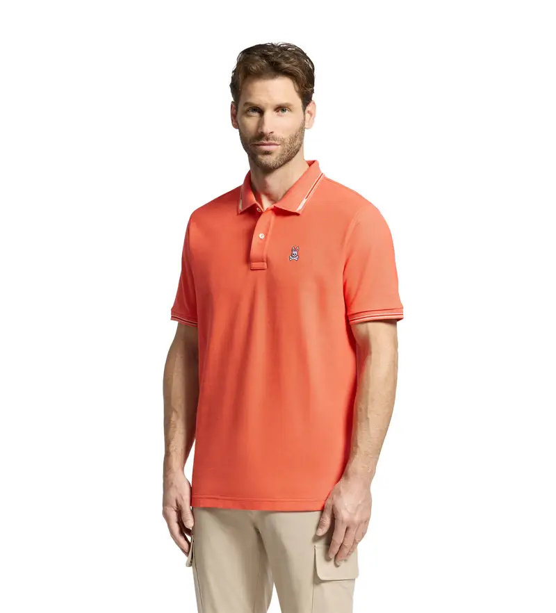 Psycho Bunny Polo Uomo Corallo 4046469