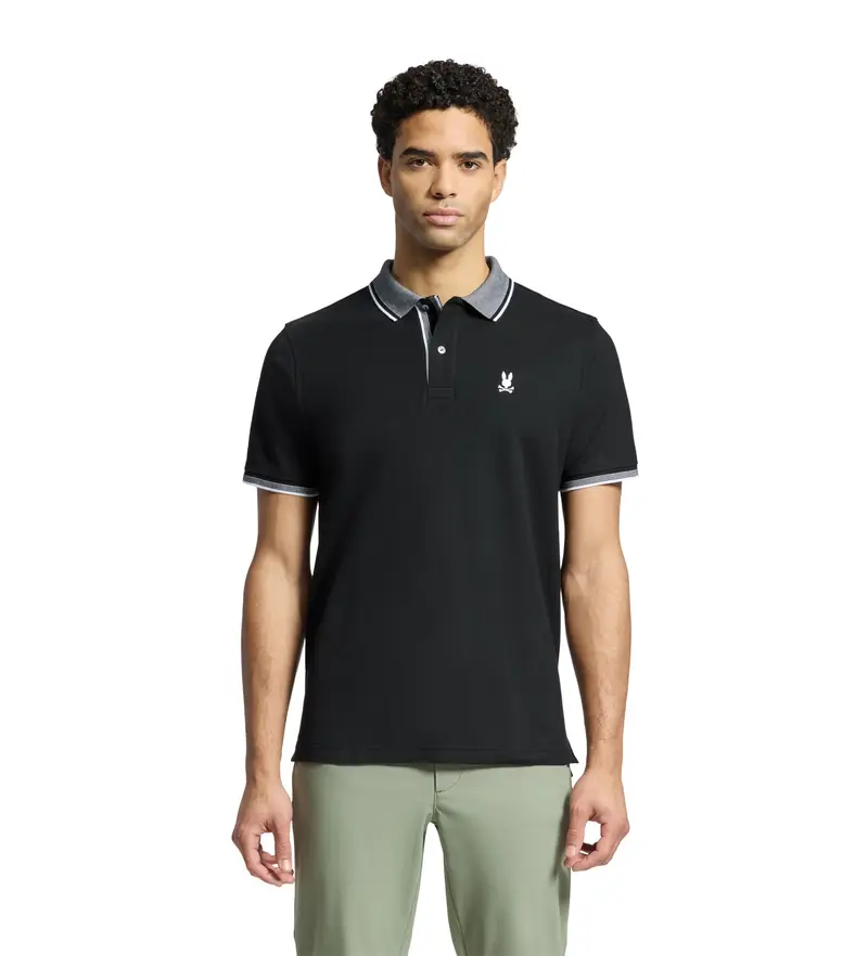 Psycho Bunny Polo Uomo Nero 4057521