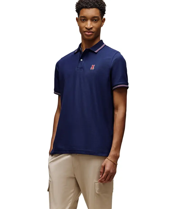 Psycho Bunny Polo Uomo Blu 4054027