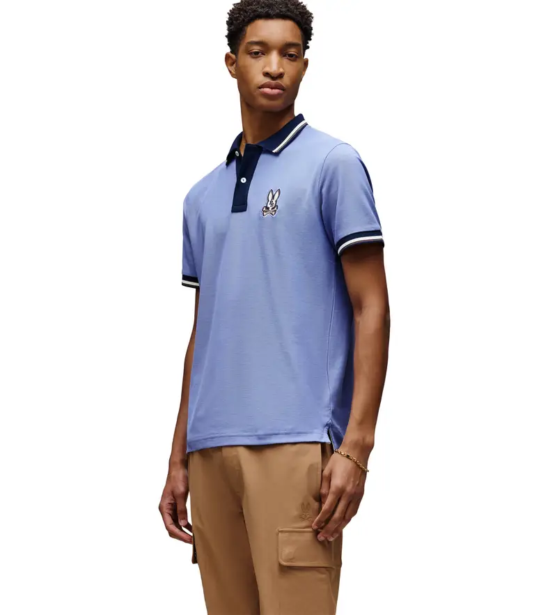 Psycho Bunny Polo Uomo Blu 4043261