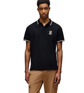 per uomo MT0100044 Polo Wade nera (M), Nero, Casual, Cotone, Manica corta