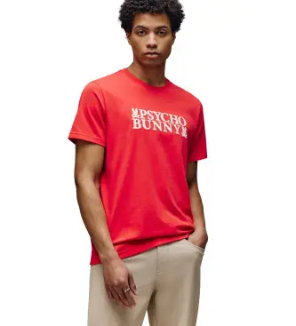 per uomo MT0200063 Maglietta rossa psicopatica (XXL), Rosso, Casual, Cotone, Manica corta