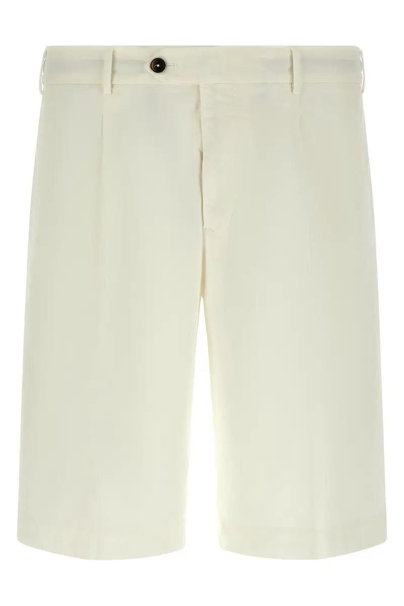 Bermuda Cotone Stretch Bianco