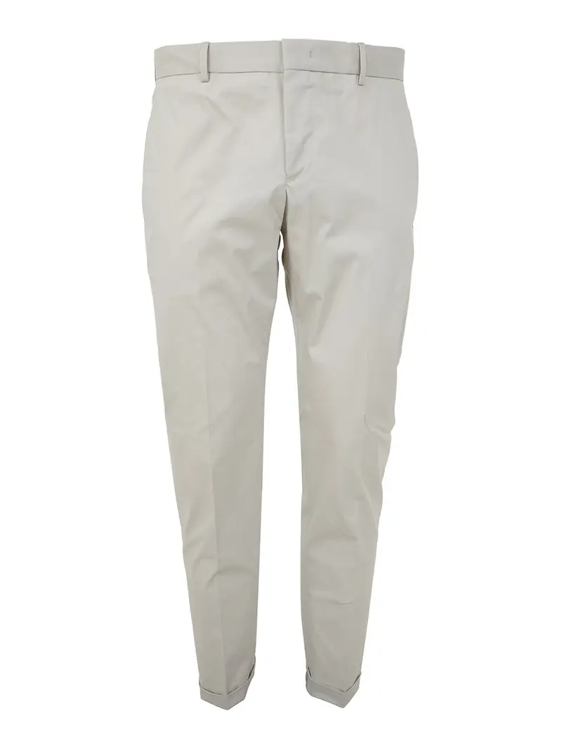 Pantaloni casual elasticizzati Bianco