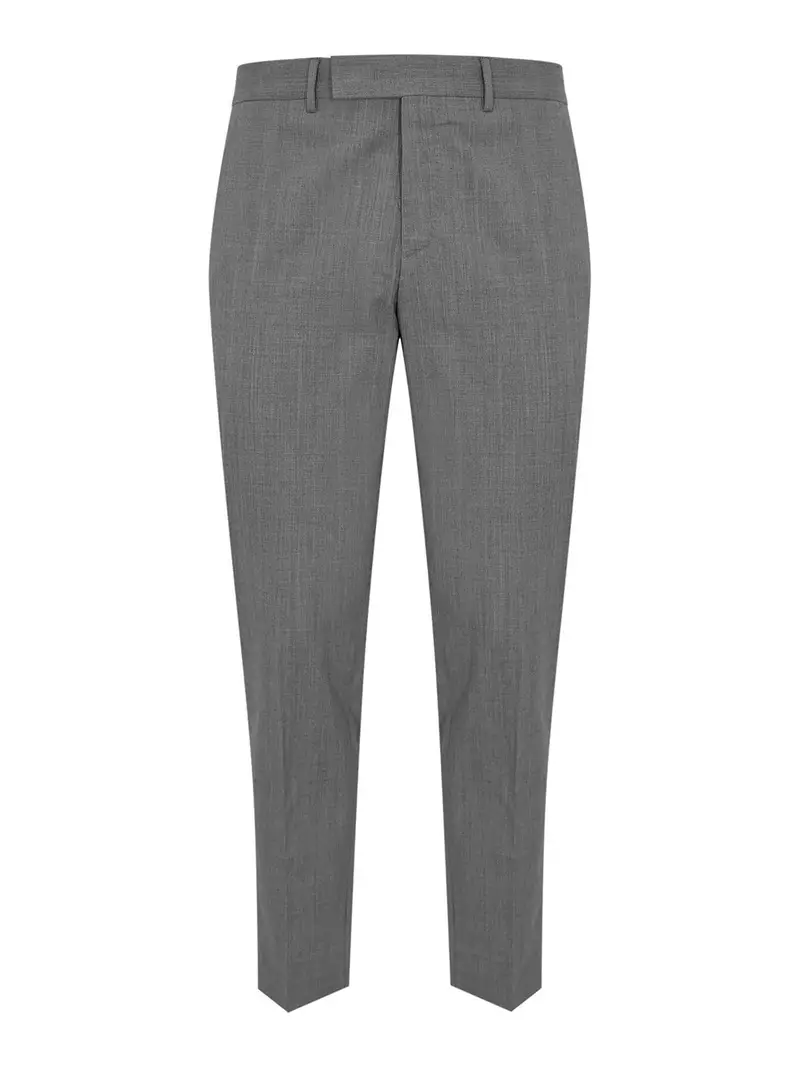 Pantaloni Dieci In Misto Lana Grigio