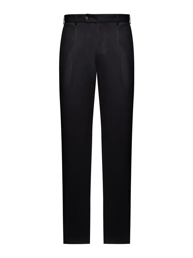 Pantaloni in cotone su misura Nero