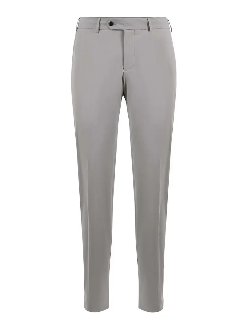 Pantaloni in tessuto tecnico Grigio Chiaro