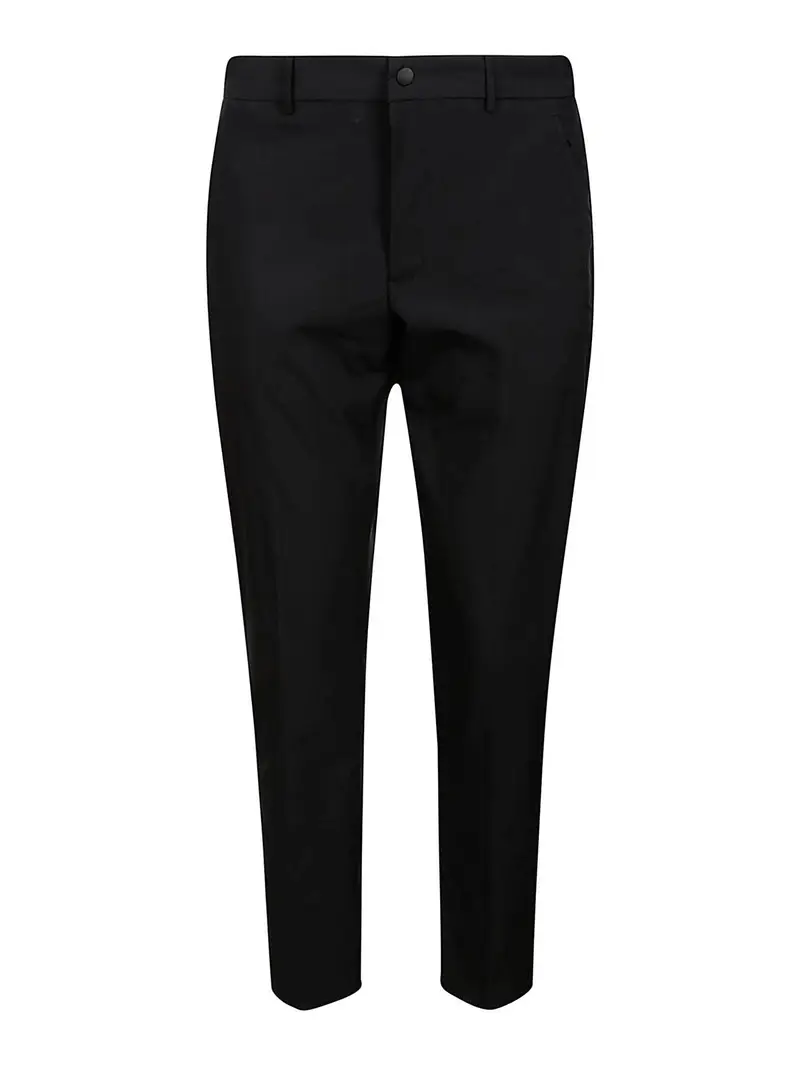 Pt torino pantaloni in twill biotex Nero